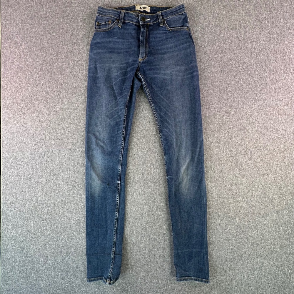 Acne Studios Jeans Womens 29/34 Flex Fresh Blue Skinny Stretch Denim